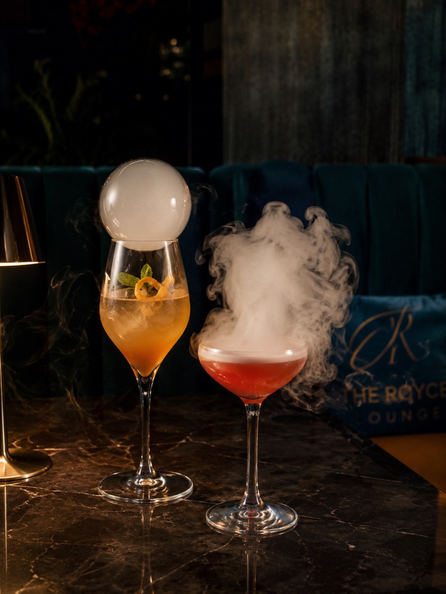 Signature cocktail at The Royce